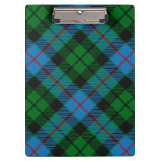 Clan Morrison Hunting Tartan Klembord (Voorkant)