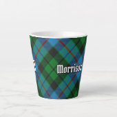 Clan Morrison Hunting Tartan Latte Mok (Voorkant)
