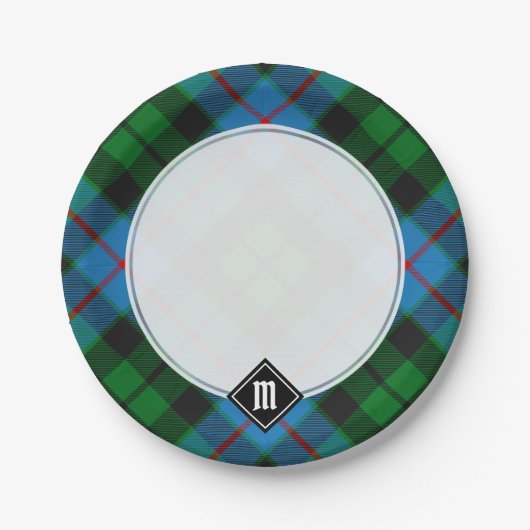 Clan Morrison Hunting Tartan Paper Borden Papieren Bordje (Voorkant)