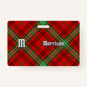Clan Morrison Red Tartan Badge (Voorkant)