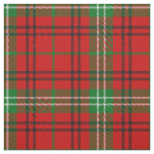 Clan Morrison Red Tartan Fabric Stof