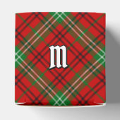 Clan Morrison Red Tartan Favor Box Bedankdoosjes (Bovenkant)