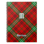 Clan Morrison Red Tartan Notitieboek (Voorkant)