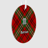Clan Morrison Red Tartan Orament (devant)