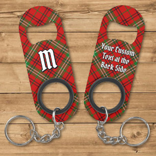 Clan Morrison Red Tartan Sleutelhanger Mini Flessenopener