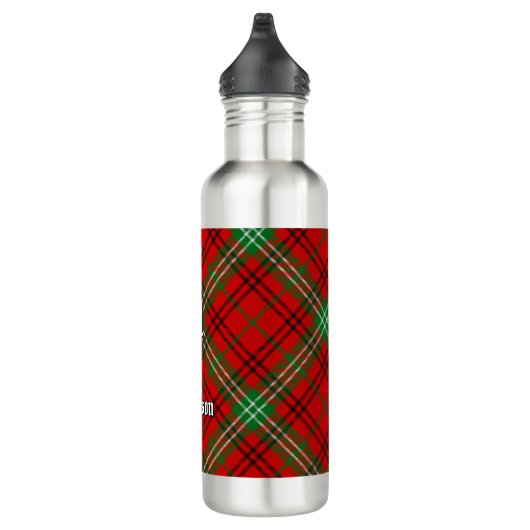 Clan Morrison Red Tartan Waterfles (Rechts)