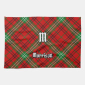 Clan Morrison Rouge Tartan Serviette de cuisine (Horizontal)