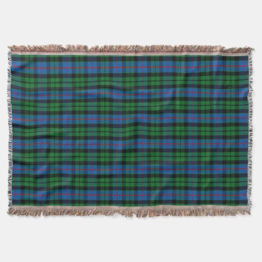 Clan Morrison Tartan Deken (Voorkant)