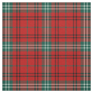 Clan Morrison Tartan Red en Green Pset Stof