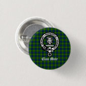 Clan Muir Crest Badge et Tartan (Devant & derrière)