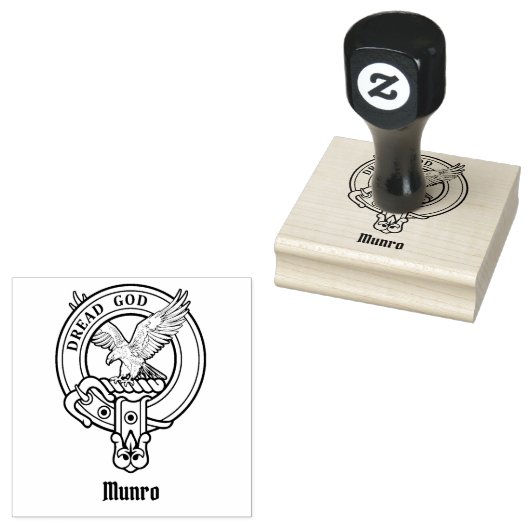 Clan Munro Crest Rubberstempel (Gestempeld)