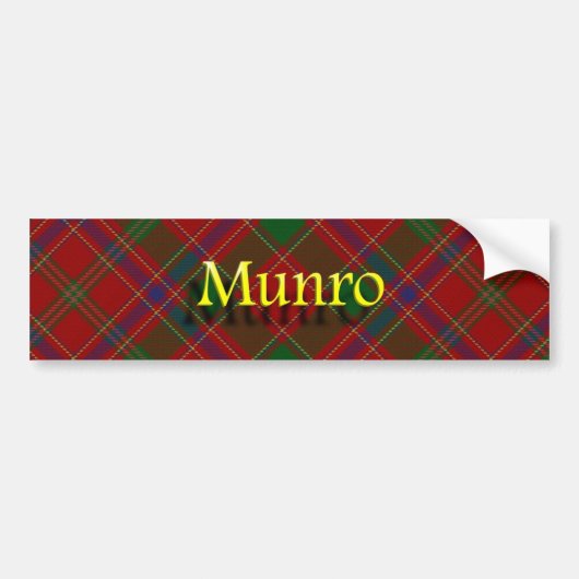 Clan Munro Scottish Bumpersticker (Voorkant)