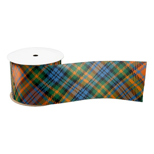 Clan Murray Plaid Tartan Sinaasappel Blauw Groen C Lint (Spoel)