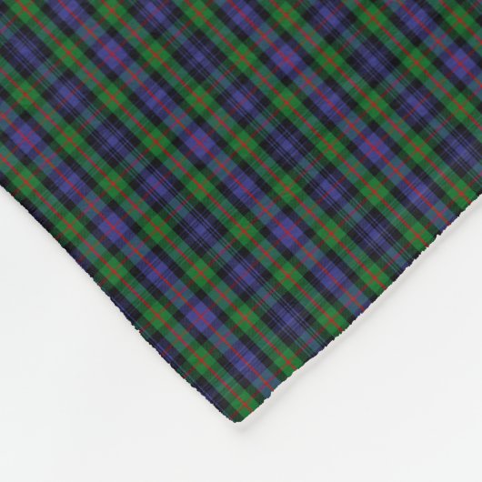 Clan Murray Tartan Fleece Deken (Hoek)