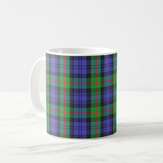 Clan Murray Tartan Pset Koffiemok (Voorkant links)