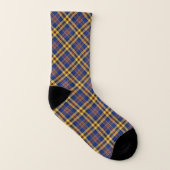 Clan Murtaugh Tartan bleu et or plaid (Droite extérieur)