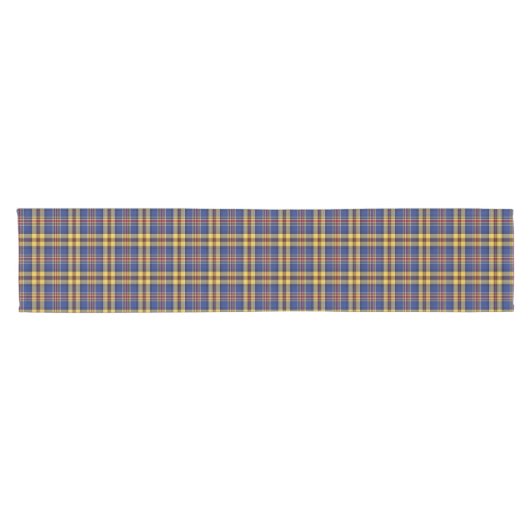 Clan Murtaugh Tartan Pattern Irish Pset Korte Tafelloper (Horizontaal)