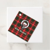 Clan Nesbitt Crest Badge & Tartan Persoonlijk Bedankjes Labels (In situ)