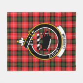 Clan Nesbitt Tartan Pset Fleece Deken (Voorkant (Horizontaal))