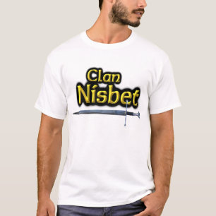 Clan Nisbet geïnspireerd Schots T-shirt
