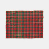 Clan Ogilvie Tartan Scottish Plaid Pattern Fleece Deken (Voorkant (Horizontaal))