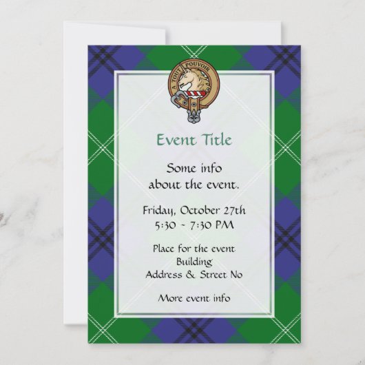 Clan Oliphant Crest Invitation (Devant)