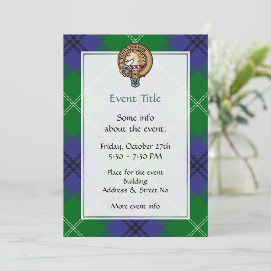 Clan Oliphant Crest Invitation (Debout devant)