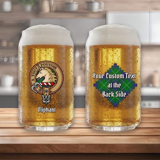 Clan Oliphant Crest sur Tartan