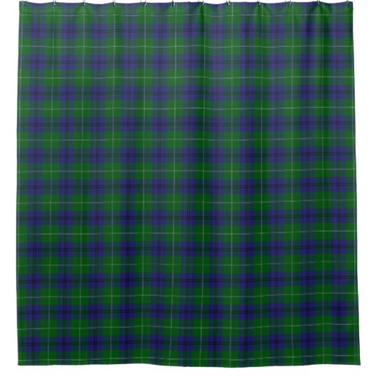 Clan Oliphant Scottish Tartan Shotain rideau (Devant)