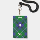 Clan Oliphant Tartan Badge (Avant avec lanière)