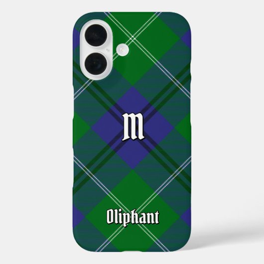 Clan Oliphant Tartan Coque-Mate coque iphone (Verso)