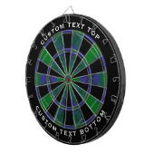 Clan Oliphant Tartan Dart Board Dartbord (Voorkant Rechts)