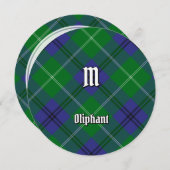 Clan Oliphant Tartan Invitation (Devant / Derrière)