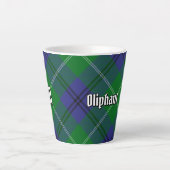 Clan Oliphant Tartan Latte Mug (Devant)