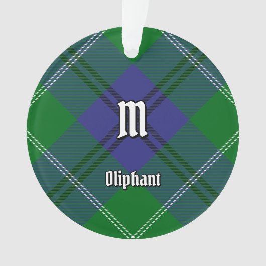 Clan Oliphant Tartan Ornament (voorkant)
