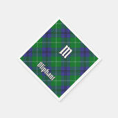 Clan Oliphant Tartan servetten (Hoek)
