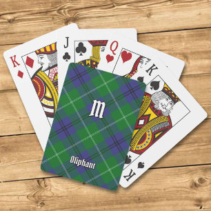Clan Oliphant Tartan Speelkaarten