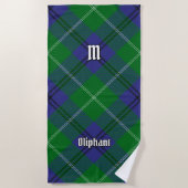 Clan Oliphant Tartan strandlaken (Voorkant)