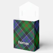 Clan Paterson Crest over Tartan Bedankdoosjes (Geopend)