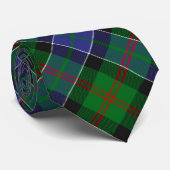 Clan Paterson Crest over Tartan Stropdas (Opgerold)