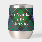 Clan Paterson Crest sur Tartan (Arrière)