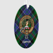 Clan Paterson Crest sur Tartan (devant)
