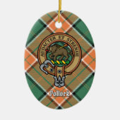 Clan Pollock Crest keramisch Ornament (Voorkant)