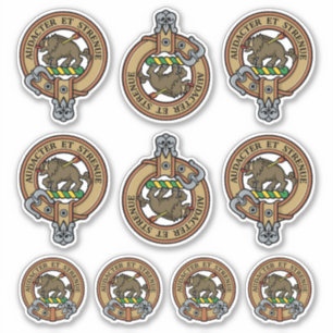 Clan Pollock Crest Sticker Set