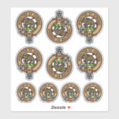 Clan Pollock Crest Sticker Set (Vel)