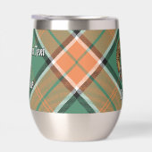 Clan Pollock Crest sur Tartan (Droite)