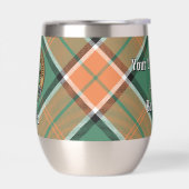 Clan Pollock Crest sur Tartan (Gauche)