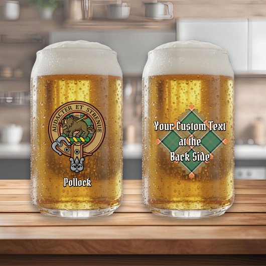 Clan Pollock Crest sur Tartan