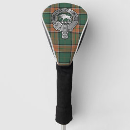 Clan Pollock Crest & Tartan Golfheadcover
