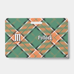 Clan Pollock Tartan Badge
